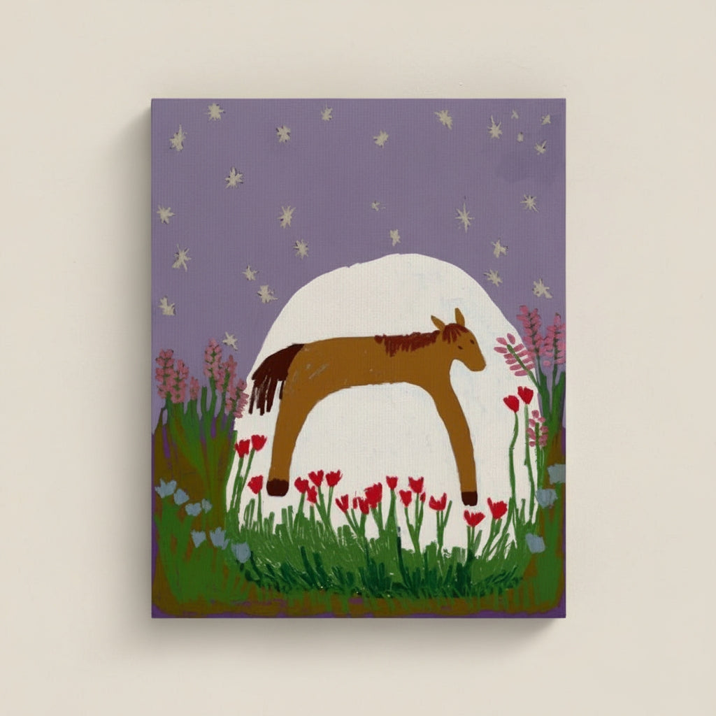 Midnight Pony Canvas Print