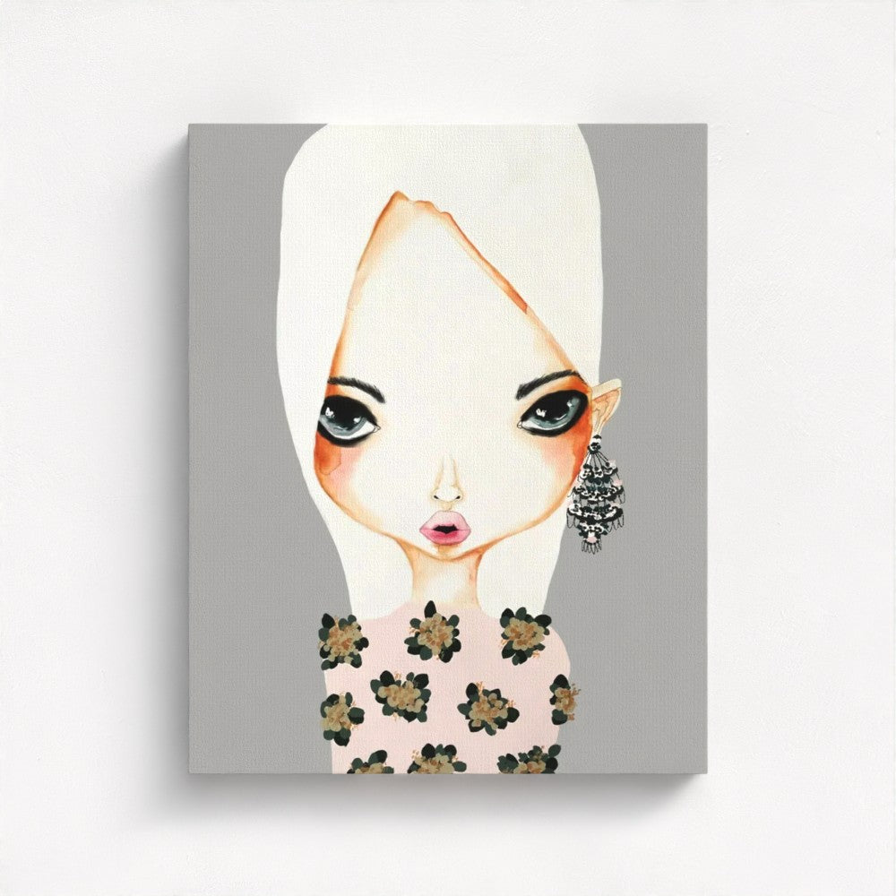 Poppy on Canvas
