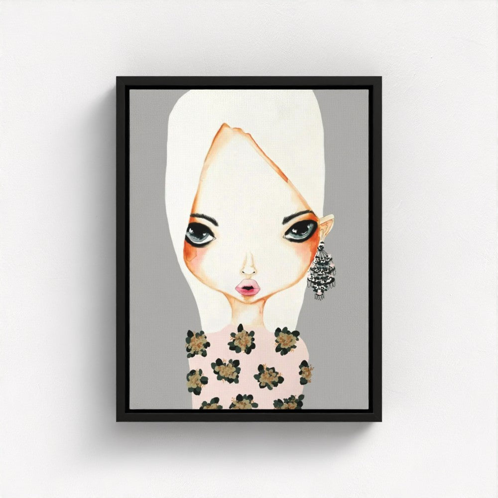 Poppy on Canvas