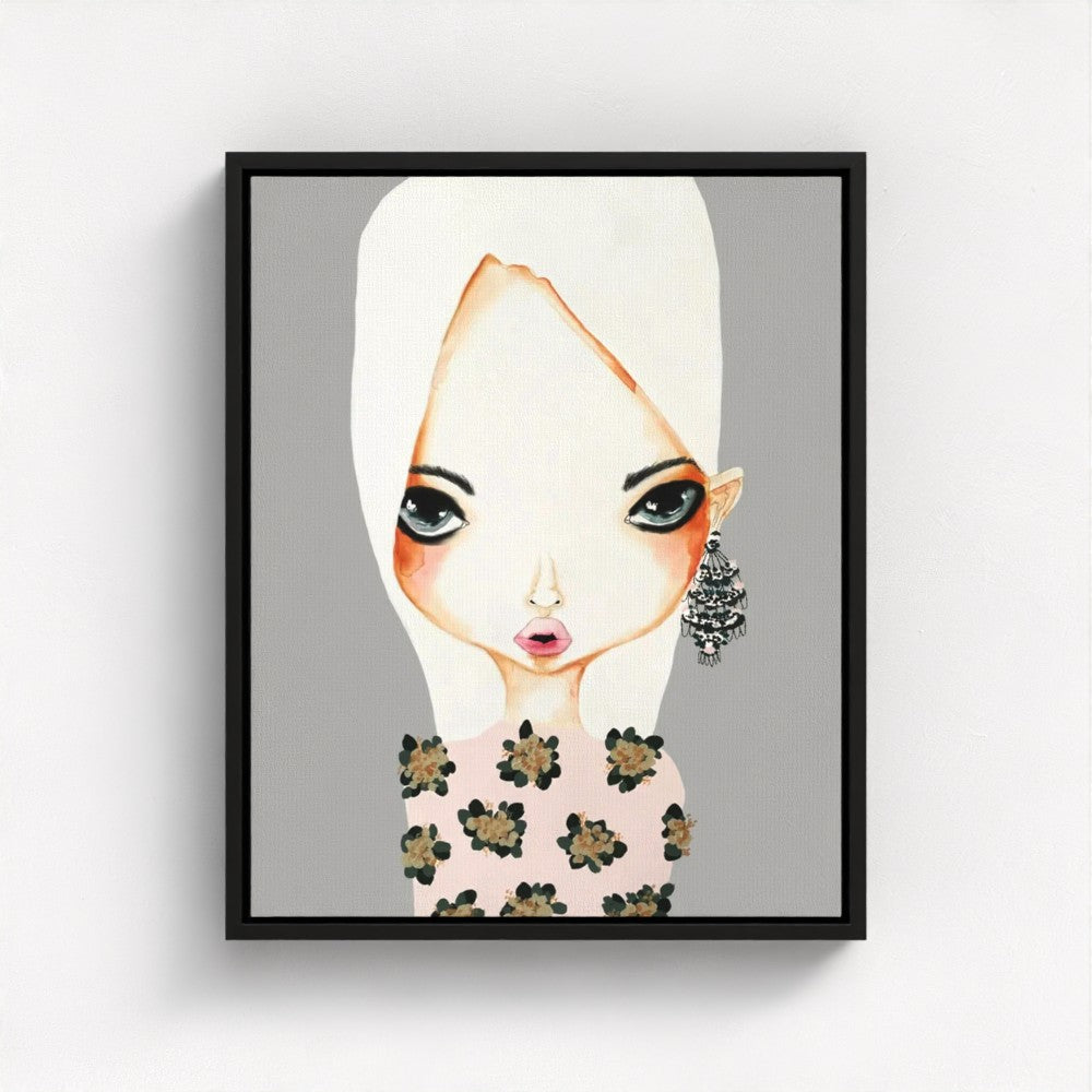 Poppy on Canvas