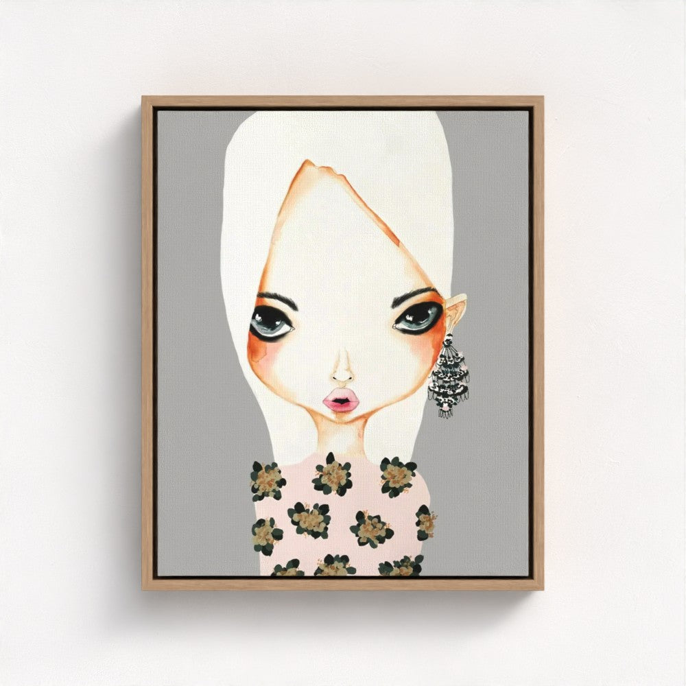 Poppy on Canvas