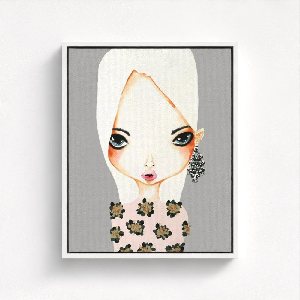 Poppy on Canvas